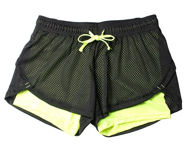 Blesskiss Yoga Shorts Women Fitness Top Spandex Neon Elastic Lulu Running Workout Short Leggings For Ladies Gym Sport Shorts