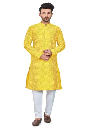 Dark Yellow Colour RFSK 0013 Kurta Pajama
