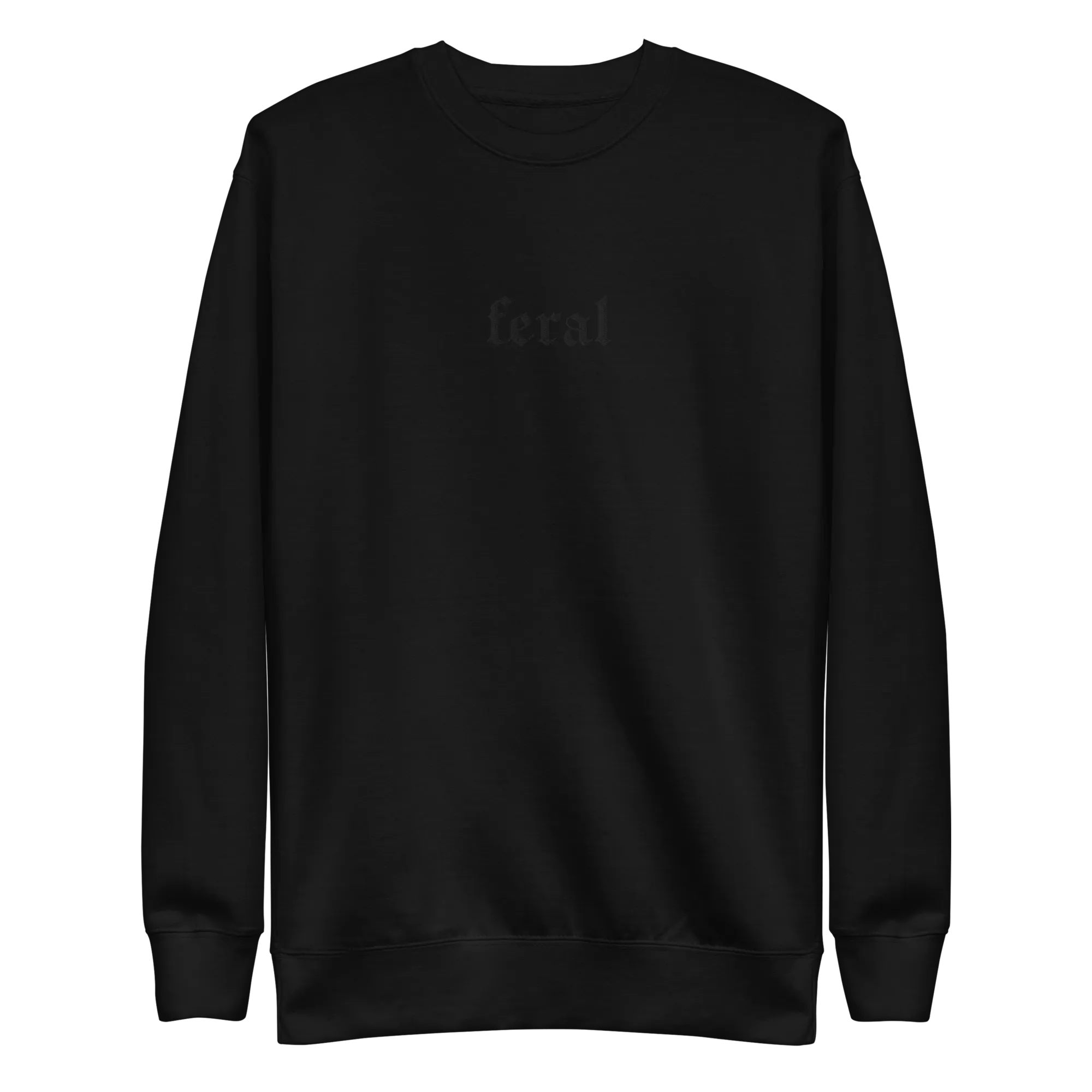 Feral Blackout Embroidered Sweatshirt