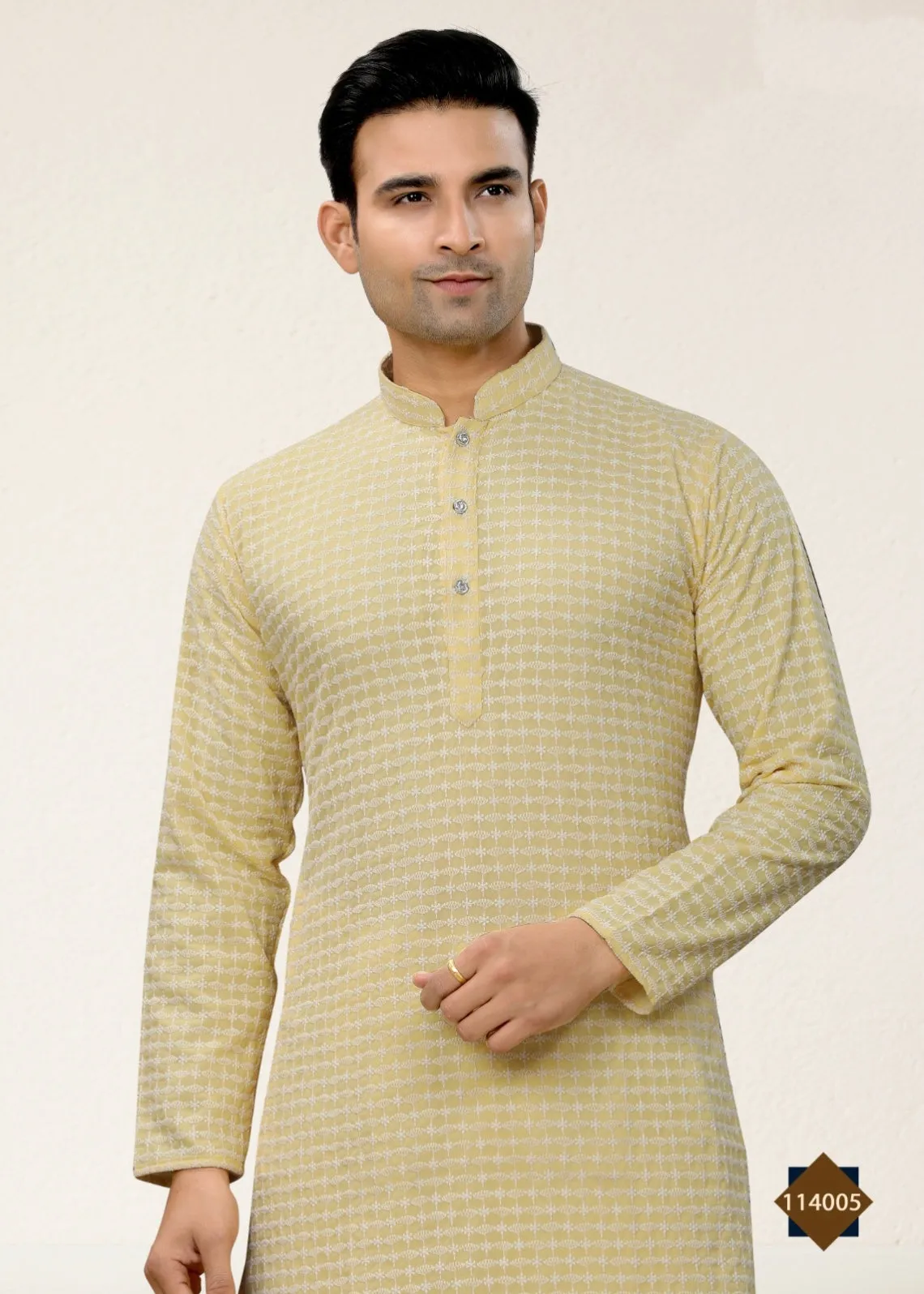 Festival Season New  Lakhnowi Work Kurta Pajama