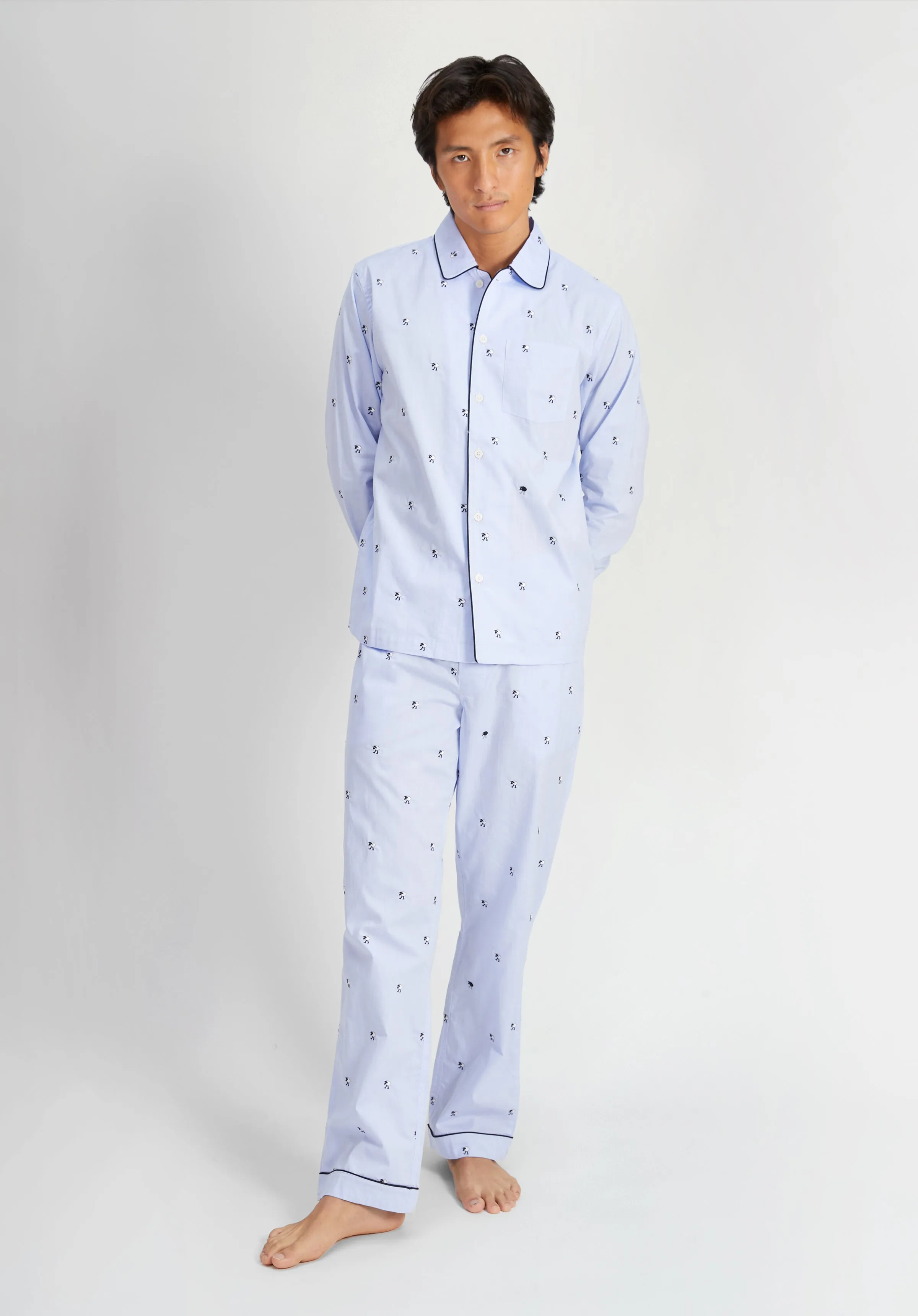 Henry Pajama Set in Black Sheep