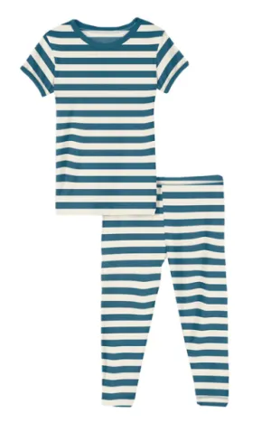 Kickee Pants Short Sleeve 2PC Pajama Set