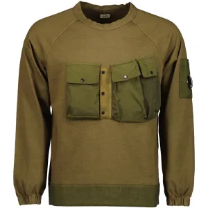 Mixed Heavy Jersey Lens Sweatshirt