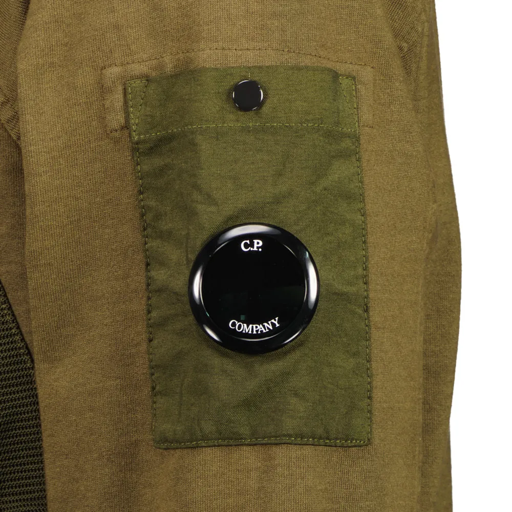 Mixed Heavy Jersey Lens Sweatshirt