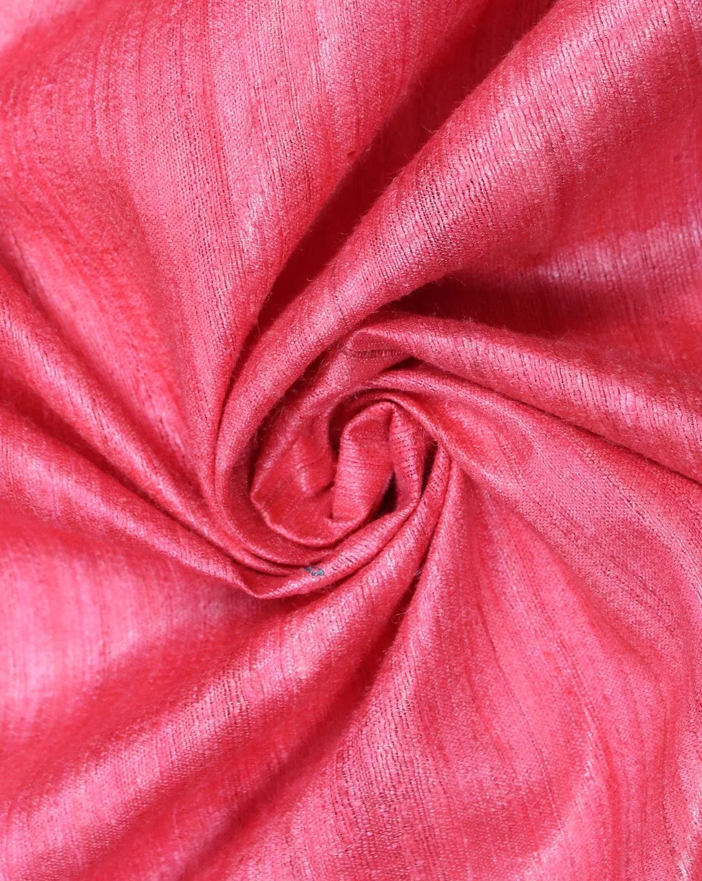 Pink Plain Raw Silk Fabric